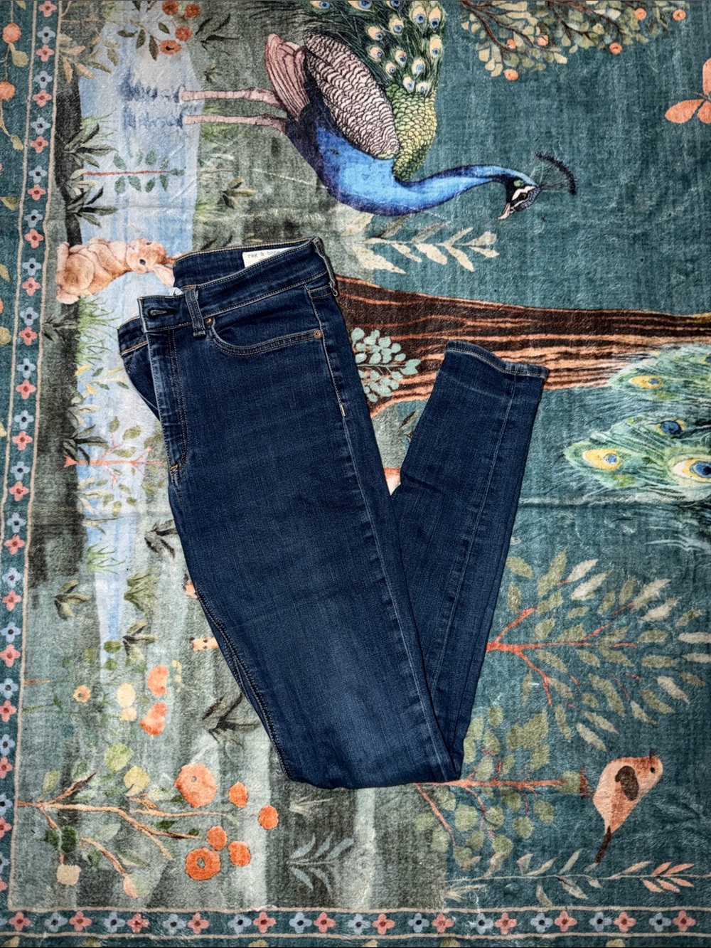 rag & bone Dark Indigo Skinny Jeans